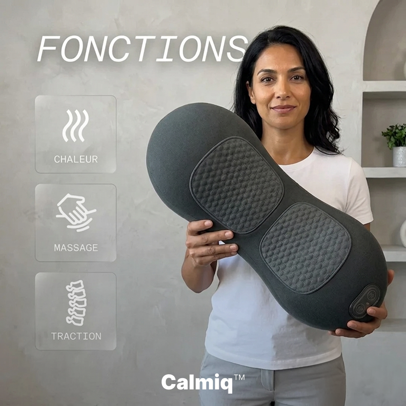 Calmiq™ | Masseur 3-en-1 pour le Soulagement et la Récupération Dorsale